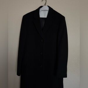 Lauren Ralph Lauren Black Cashmere-Blend Blazer